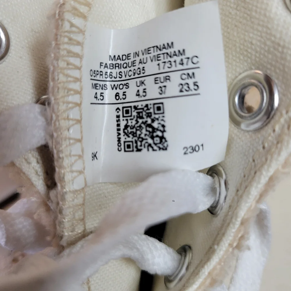 Converse Chuck Taylor All Star Lift Platform Sherpa Shoe - Picture 8 of 8